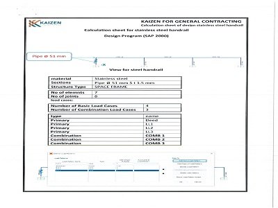 CALCULATION SHEET FOR STAINLESS STEEL HANDRAIL OF PALM HILLA ALAMEIN PROJECT (ECG COMPANY)_page-0002